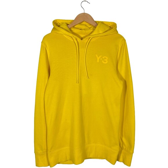 Adidas x Yohji Yamamoto Y-3 Classic Logo Pullover Hoodie Yellow men's size S - Picture 1 of 11